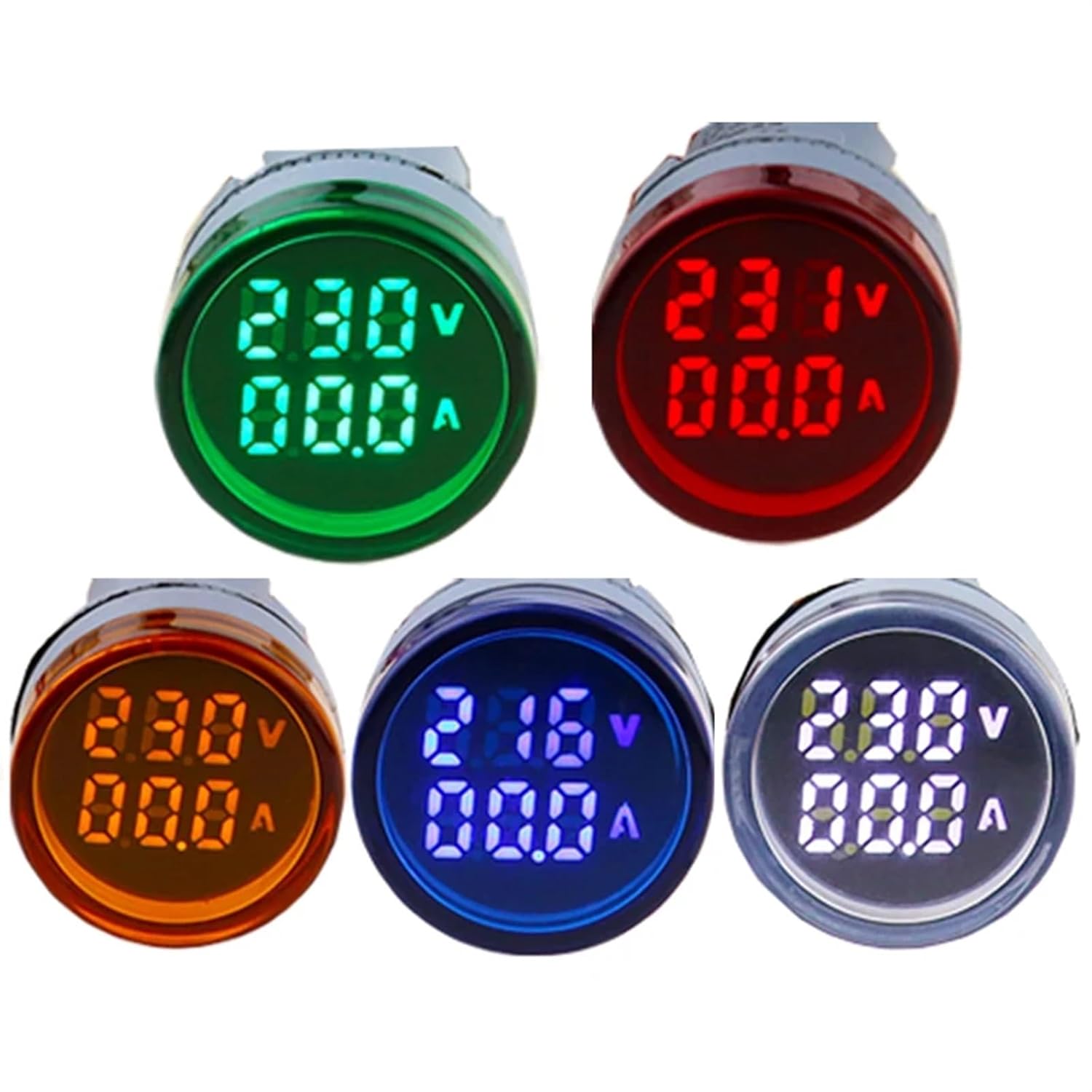 AC 60500V 1100A LED Digital Voltmeter Ammeter Hertz HZ