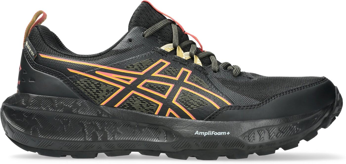 Asics Para Mujer. 1012B770 Zapatillas Gel Sonoma 8 Gtx Negro (40.5), Plano, Cordones, Deportivo, Outdoor, Running-image