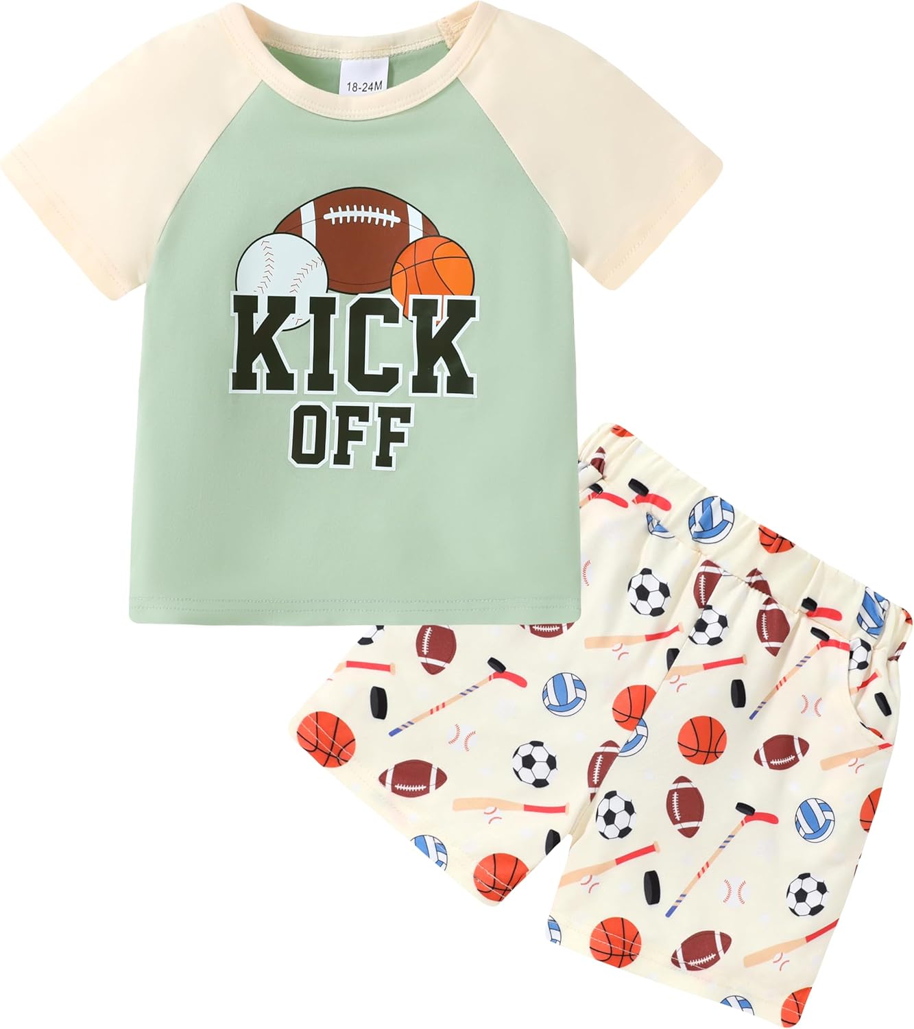 YALLET Toddler Baby Boy Clothes Boys Summer Outfits 1-5T Short Sleeve T-Shirt + Shorts 2Pcs Baby Casual Clothing Set