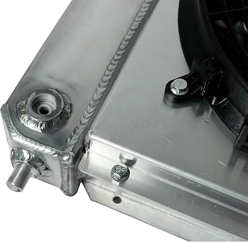 Miniatura 150 de Radiador de aluminio AA5052 de 3 filas compatible con Dodge Ram 2009-2021 1500 2500 3500 4000 V6 V8 Pickup AT/MT 3 filas,1 fila,Ventilador