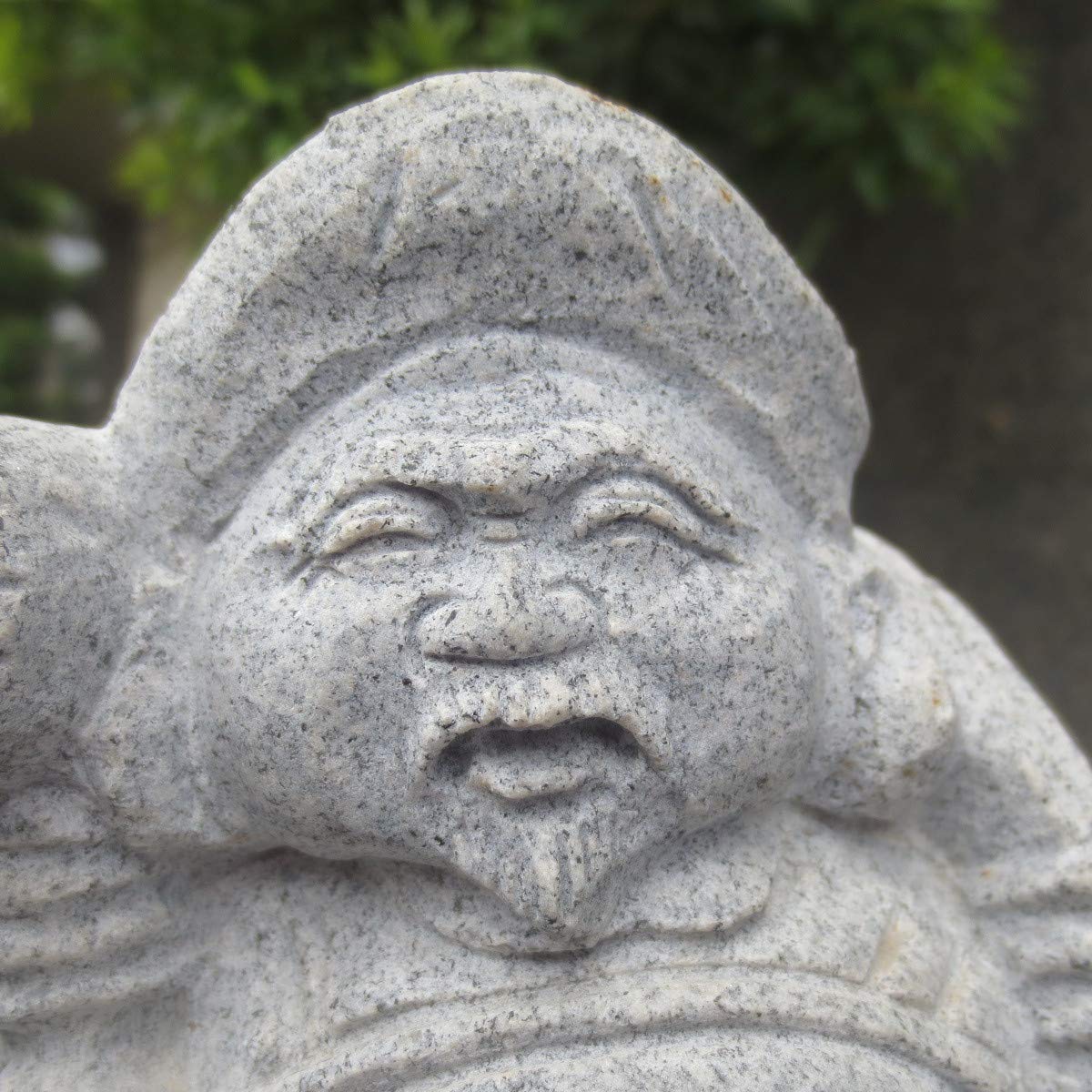 大黒天（Ａ） 大黒様 置物 オブジェ 縁起物 雑貨 御影石 みかげ 大黒天 だいこくてん 大黒様 だいこくさま 置物 石材彫刻品 オブジェ