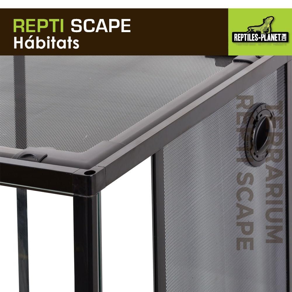 Reptiles Planet - Repti Scape H90 - Terrario de Aluminio - 91,4x45,7x90 cm