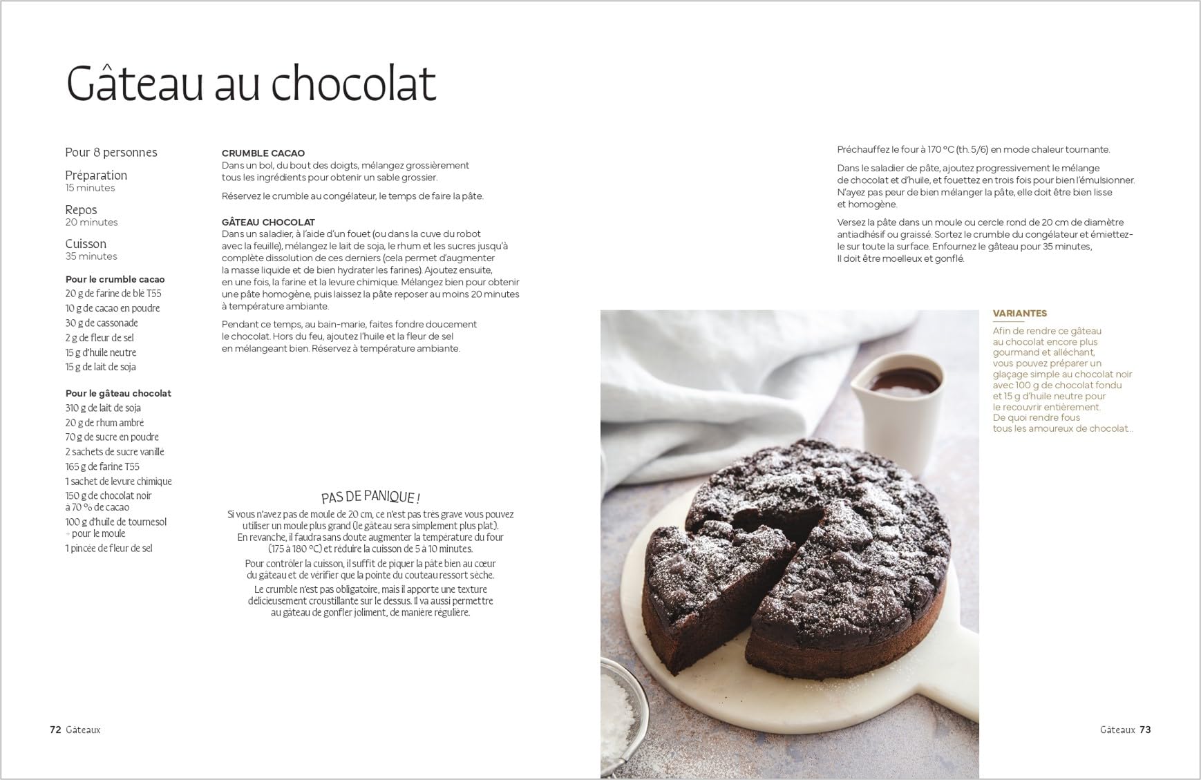 Gâteaux et desserts vegan inratables: 70 recettes avec des ingrédients simples