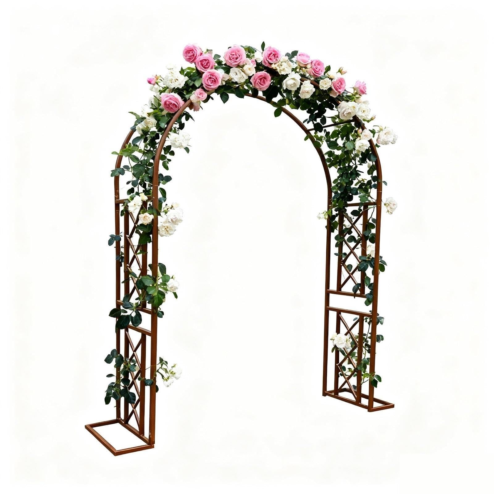 Arco Nuziale in Metallo, Pergolato da Giardino Robusto, Traliccio per Patio