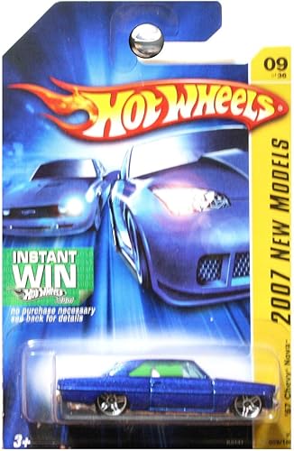 Hot Wheels 67 Blue Chevy Nova Pr5 164 2007