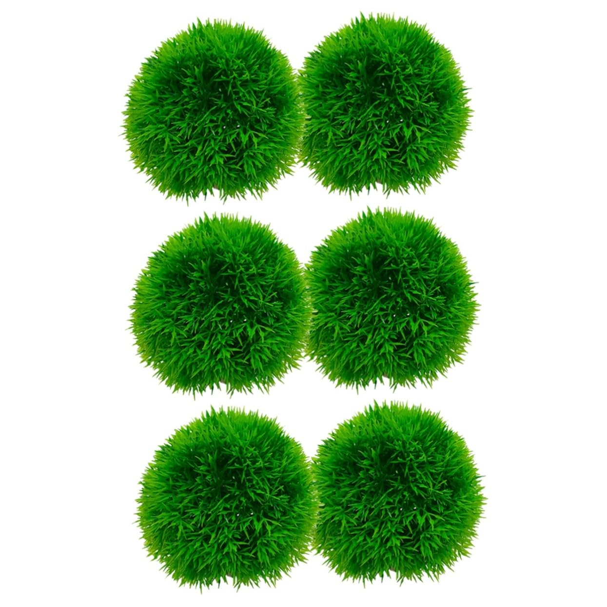 STOBAZA 6pezzi Palline Decorative Per Acquario Piante Acquatiche Artificiali Per Pesci Simulazione Di Per Decorazioni Di Acquari e Laghetti Facili Da Curare e Realistiche