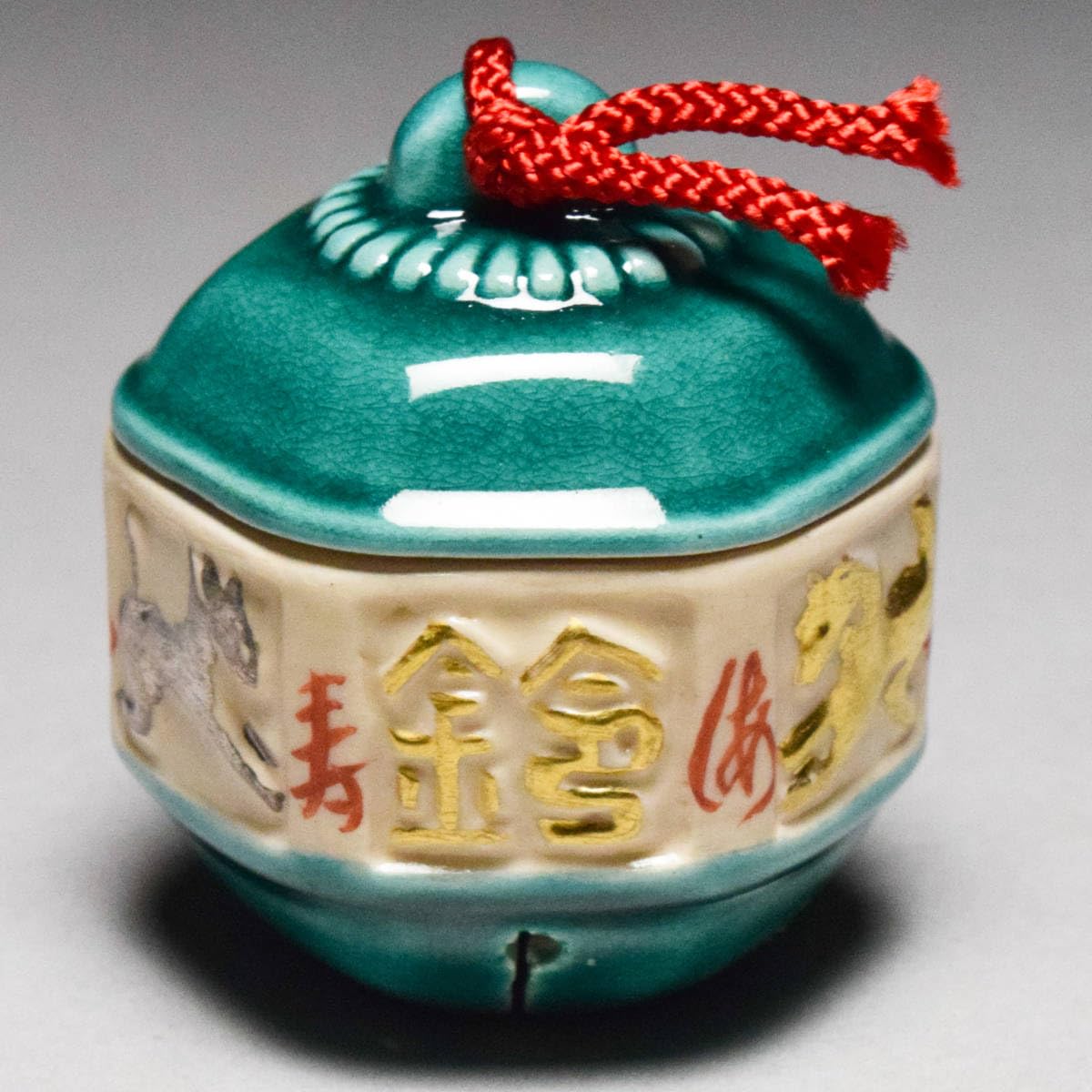 和田桐山貝合せの図茶碗共箱琴浦窯色絵仁清写春ひな祭り