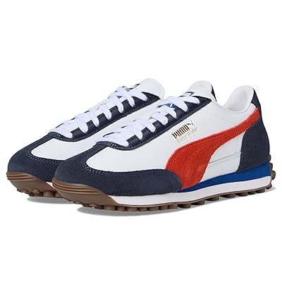 PUMA Kids Easy Rider (Big Kid) Kids Shoes Puma White/Red Fire