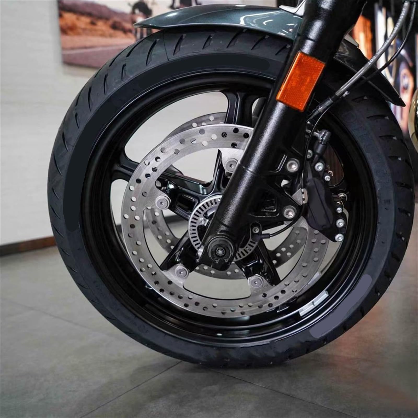 Ochraniacz wahacza motocyklowego Pasuje do Bmw NineT Scrambler 2017-2025 oś koła widelec Crash Slider akcesoria motocyklowe stojak śruba szpule wahacza(Front-Rear)