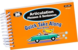 Super Duper Publications | Articulation Phrases & Sentences Quick Take Along® Mini-Book | Educational Learning Resources for Children