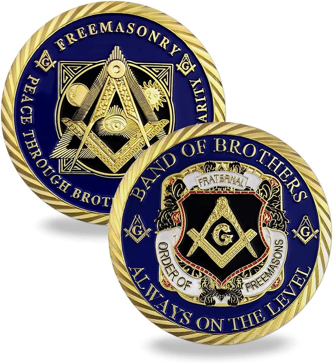 Glamtune Masonic Challenge Coin Master Mason Freemasonry Brotherhood Coin