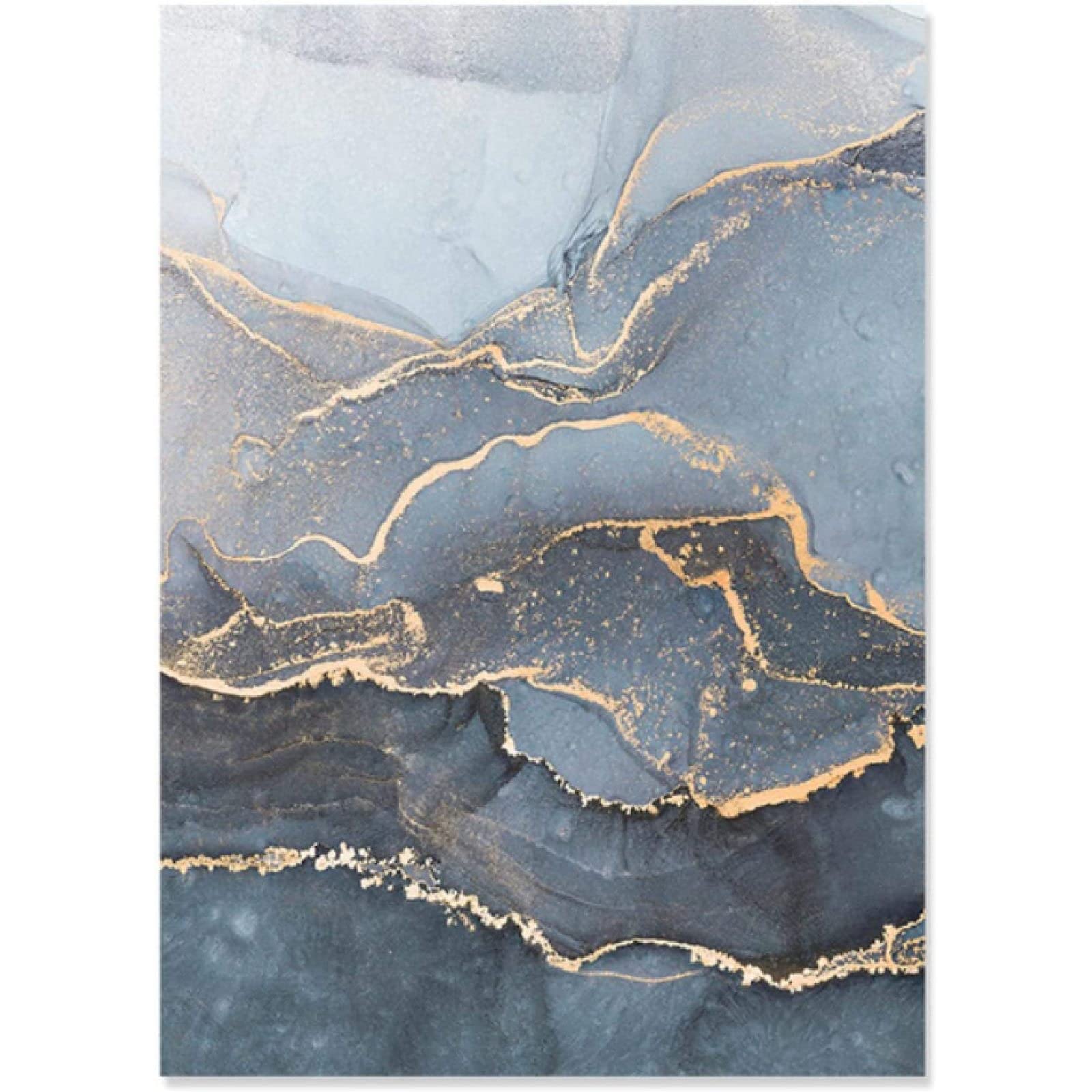 【巨大】モダンブストラクトキャンバスアート・テクスチャーアート・ フルイドアート キャンバスアートLuce「mixture of blue and purple paints