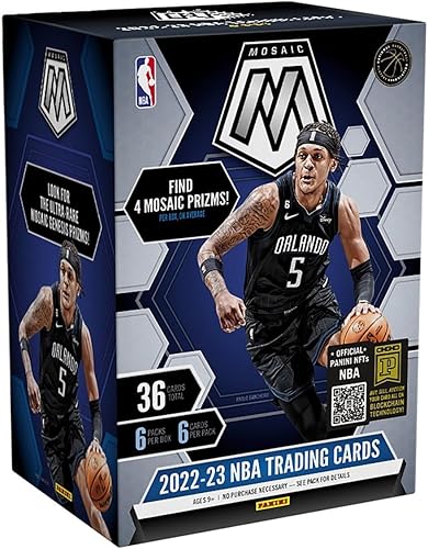 Panini Mosaic Basketball Card Blaster Box 2023 - 36 tarjetas de baloncesto por caja