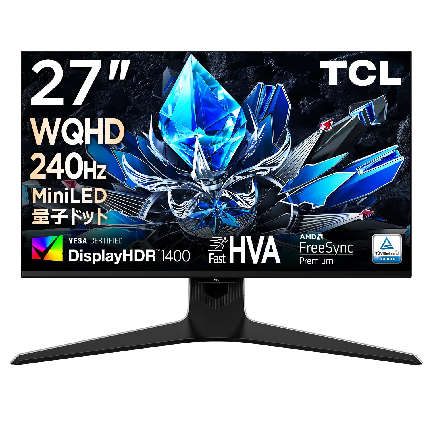 Amazon.co.jp: TCL 27R73Q 27インチ QD-MiniLED HVAパネル WQHD 240Hz
