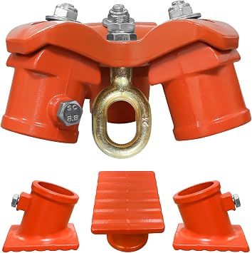 2 Ton / 4400 Lbs Tripod Set, Heavy Duty Tripod Head,Base Set with 360 Rotating Ring & Anti-Slip Base, Lifting Tripod for Hoist, Puller, Engine Removal, Construction