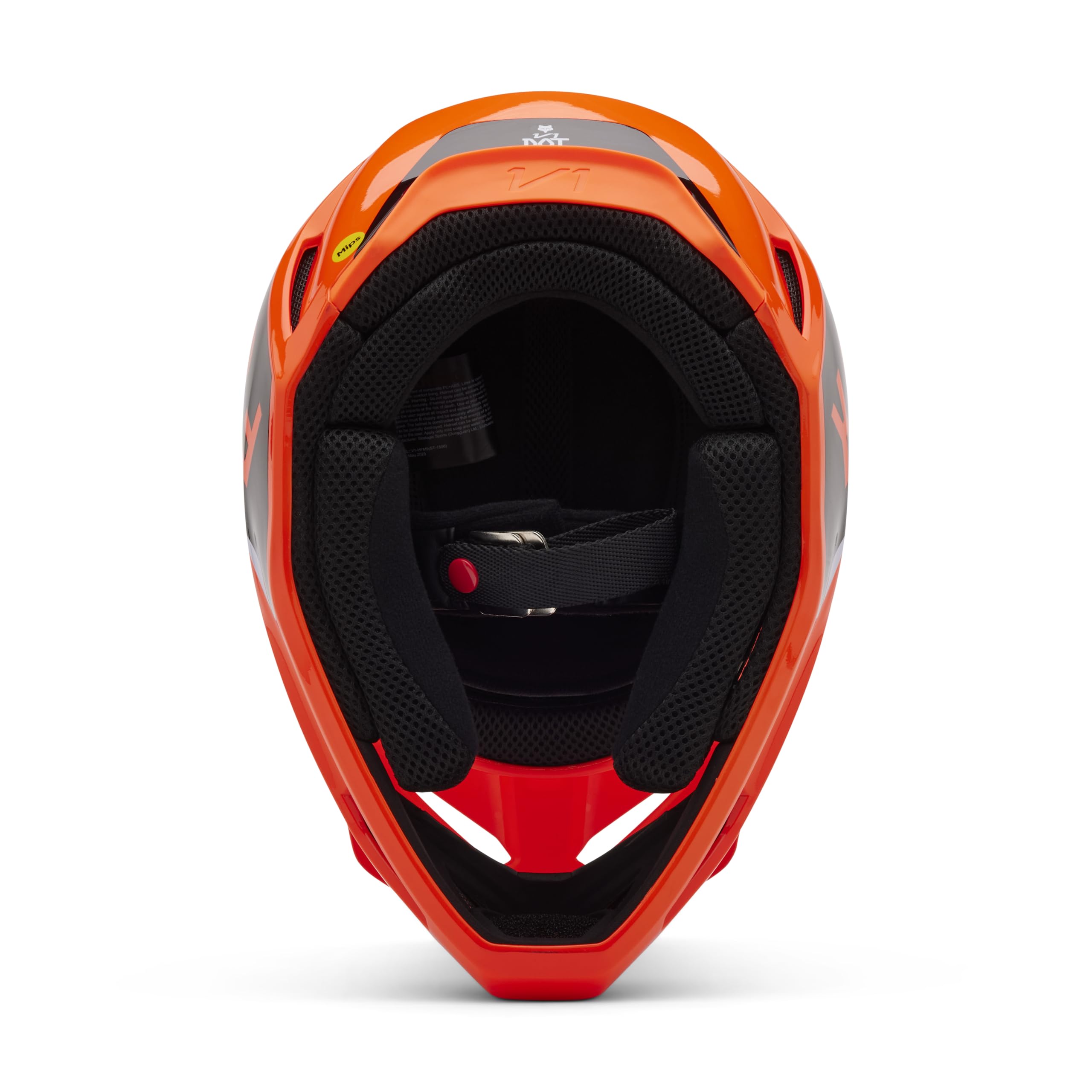 Casque cross Fox Racing V1 Toxsyk rouge fluo - Équipement moto