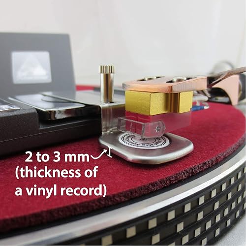 Miniatura 10 de Medidor de presión de fuerza de seguimiento de lápiz giratorio de nivel de registro de precisión, 3.53 oz, resolución de 0.00 oz (plata)