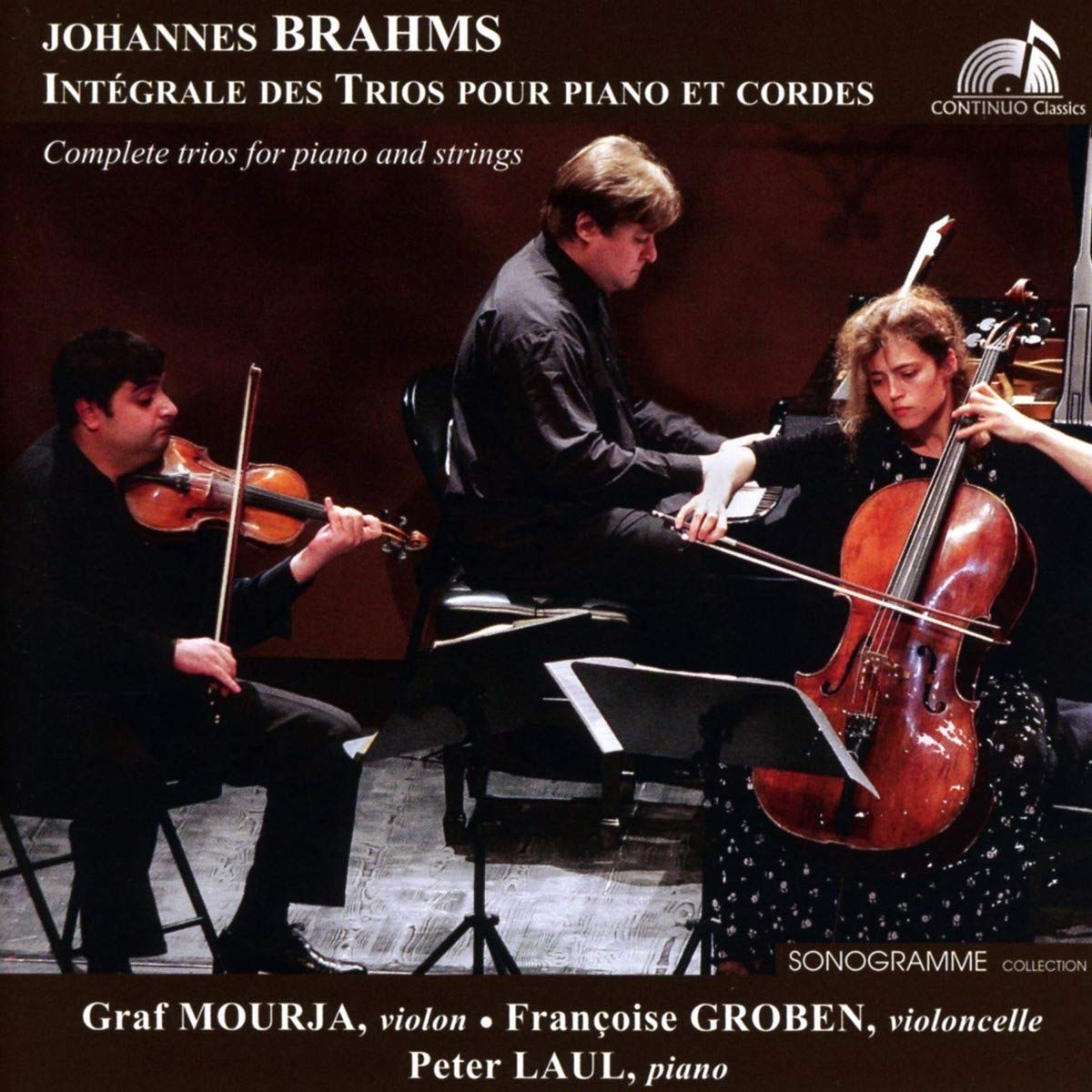 Johannes Brahms: Int?grale des trios pour piano et cordes