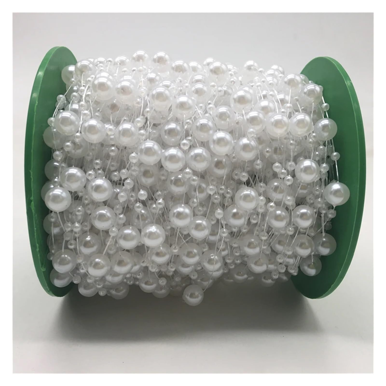 Guirlande De Perles 24M Or - Perles Plastique Chaîne Pour Mariage Décoration Avec Ciseaux
