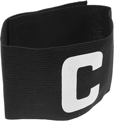 Miniatura 9 de Fútbol Capitán Banda Niños Baloncesto Niña Balón de fútbol Cosas al aire libre Fútbol Bandas elásticas Capitán Productos Insignia Jugador Negro