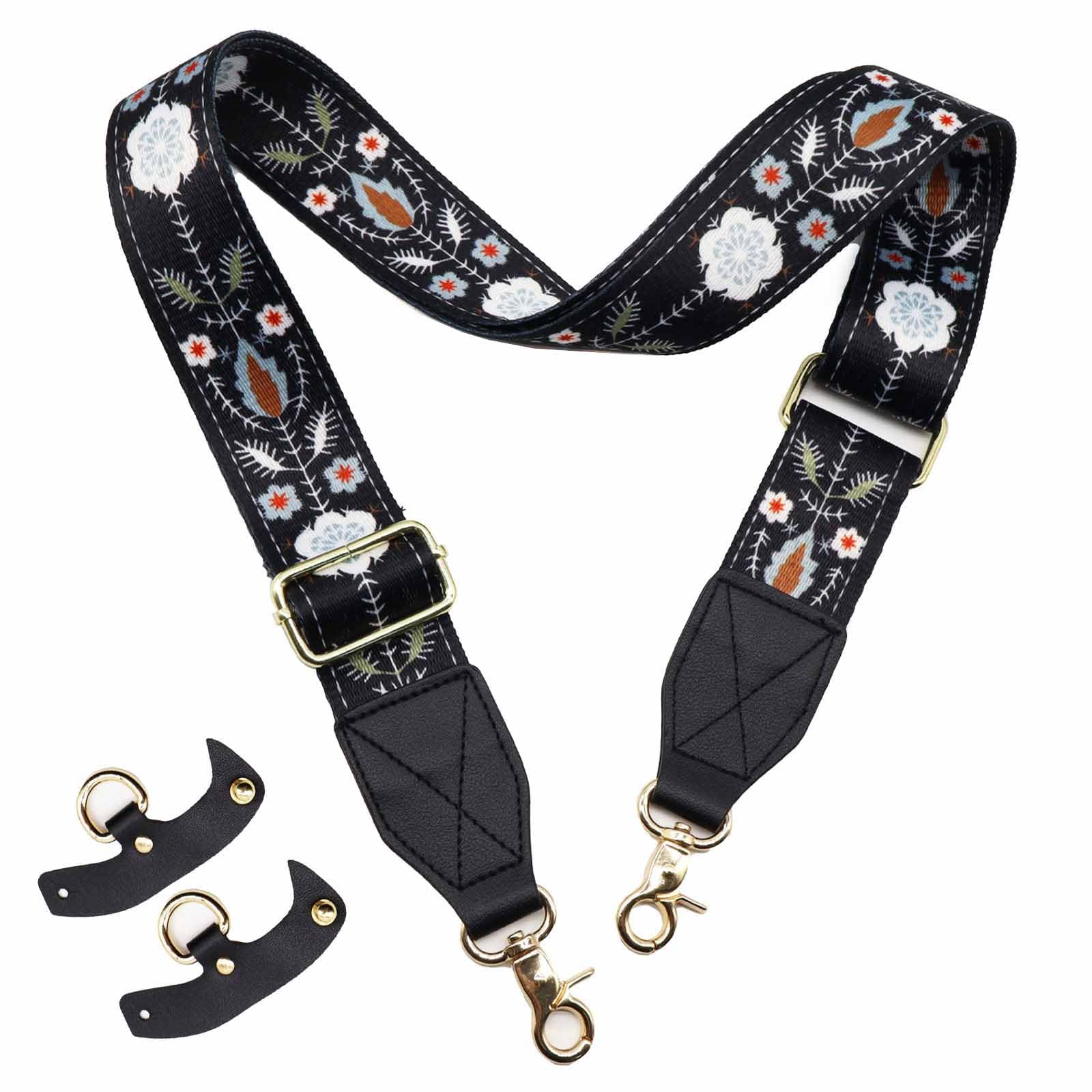 LEMEDE Purse Strap Replacement Crossbody 1.5" Wide Shoulder Strap Adjustable Straps Handbag Strap Replacement Belts