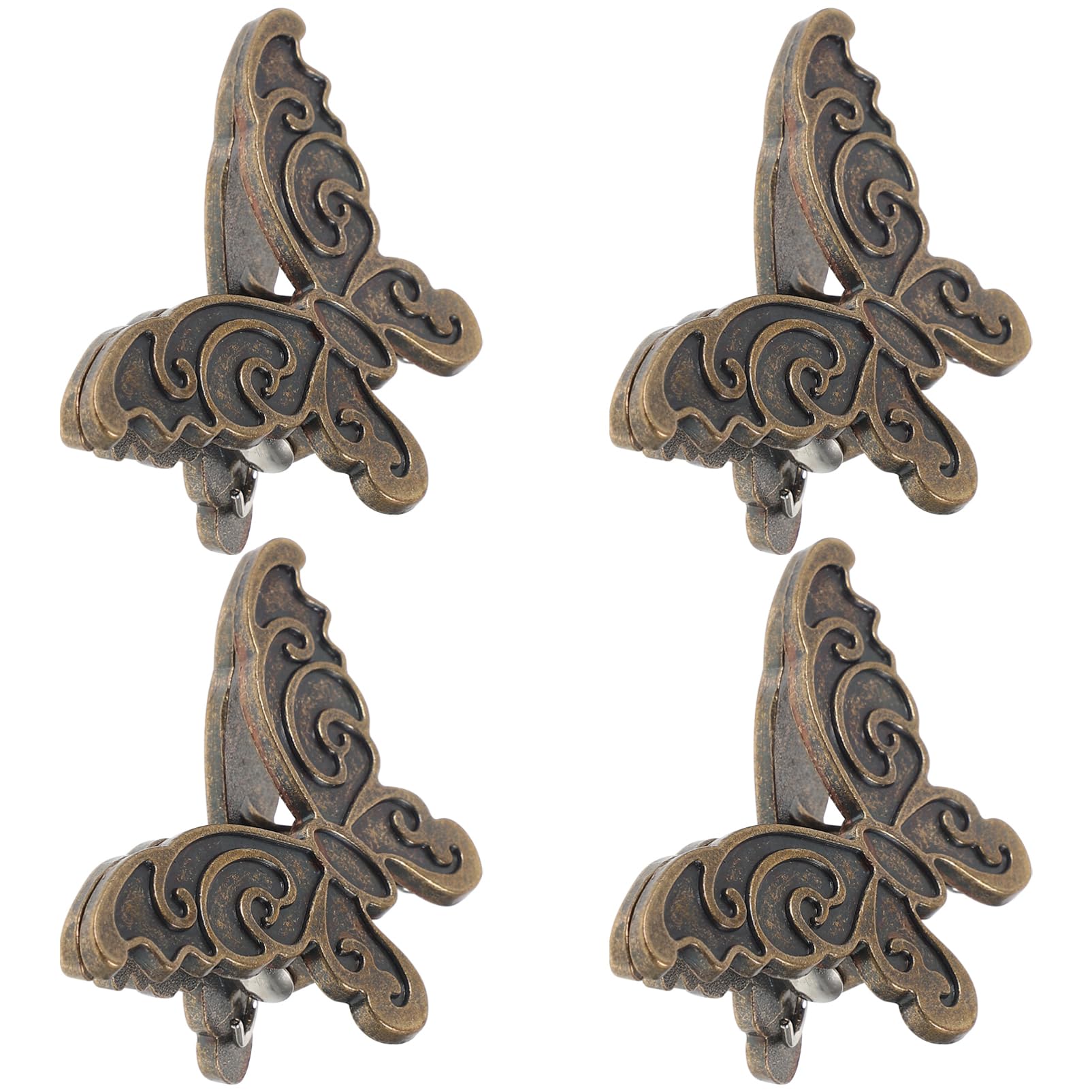 Operitacx 16pezzi Clip Decorative Forma Di Farfalla Per Ufficio Scuola e Progetti Fai Te Fermacarte Eleganti e Resistente Per Documenti e Fatture Antico