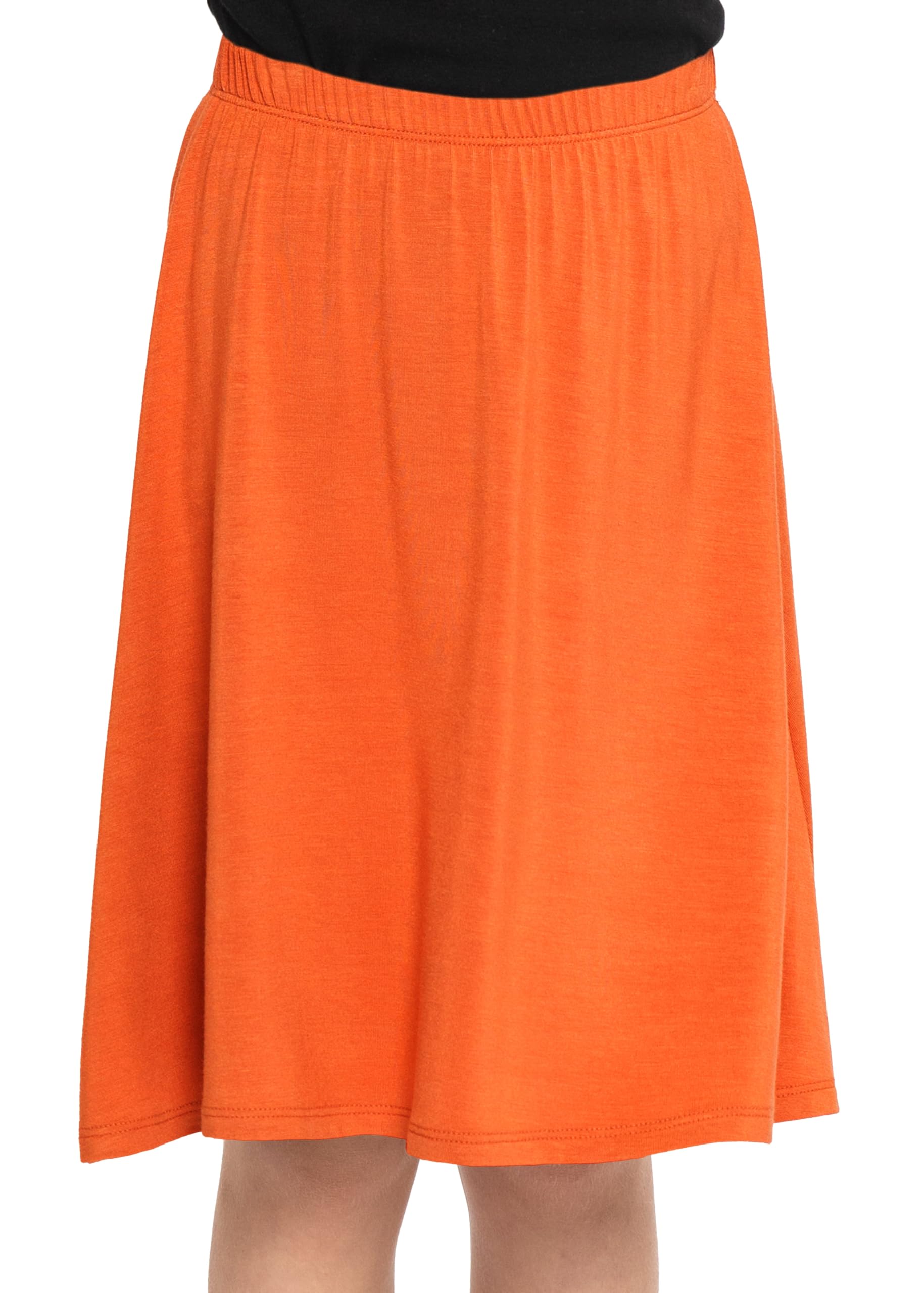 STRETCH IS COMFORT Girls Skirts Flowy A Line Knee Length and Ankle Length