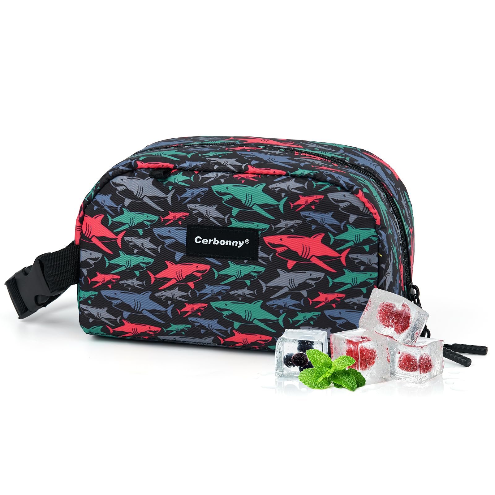 Cerbonny Small Cooler Bag Freezable Lunch for Work School Travel,Leak-Proof Bag,Snack Bags for Kids/Adults,Freezer Bags,Freezable Lunch Bag — image 1