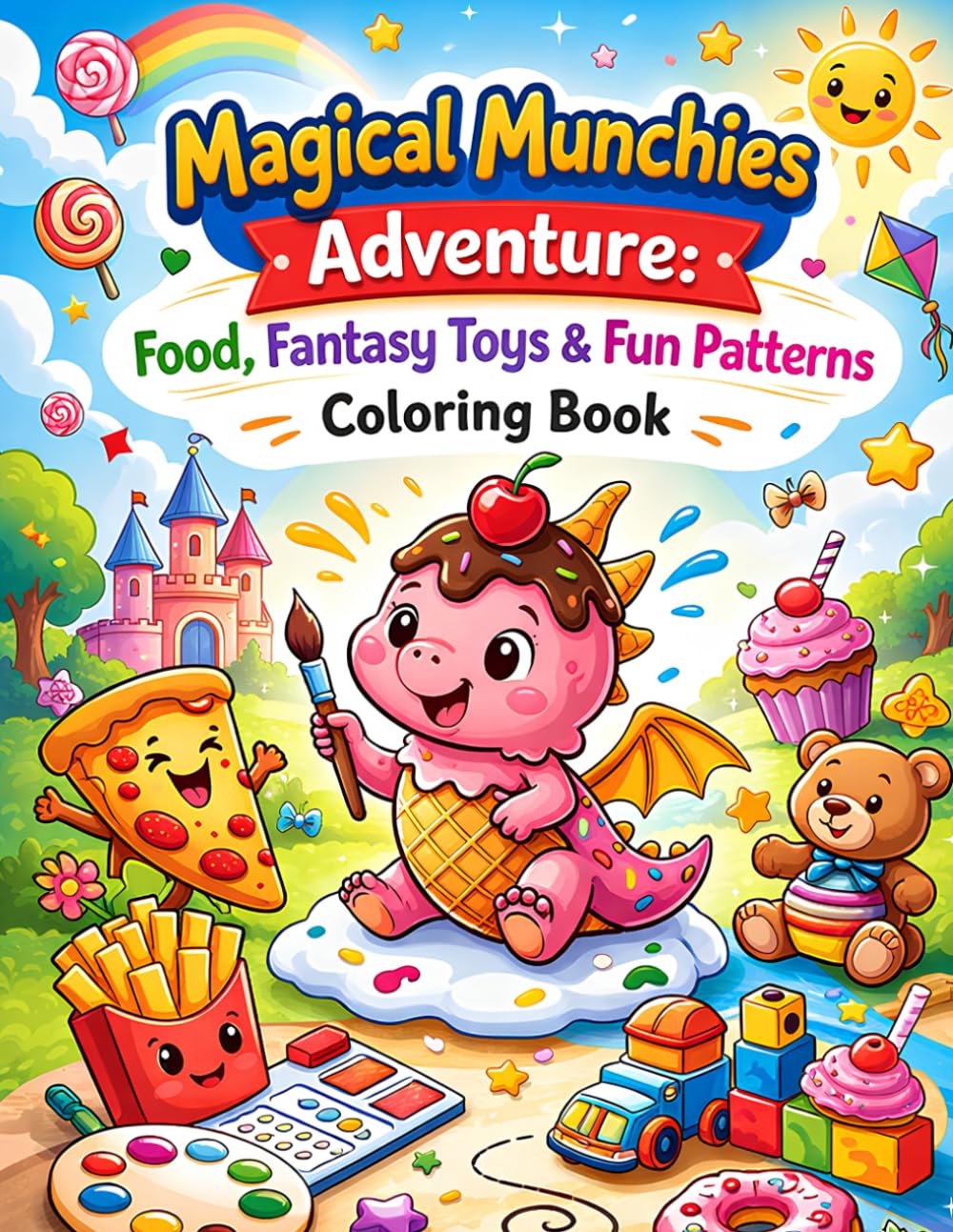 Magical Munchies Adventure: Coloring Book