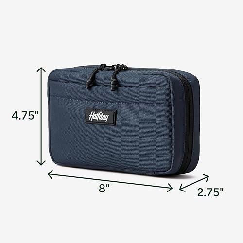 Miniatura 3 de Halfday Sidekick Tech - Kit organizador | Soporte abatible para teléfono/tableta, bolsa con cremallera plana con Power Mesh y elástico para cable y