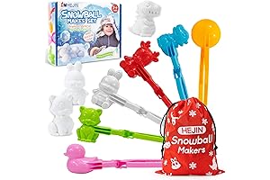 HEJIN Snowball Maker for Kids with 6 Shapes - Get Creative with Snowball Fights