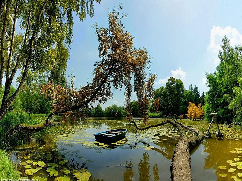 1000 pieces puzzles, boat picture, home decoration 50x70CM