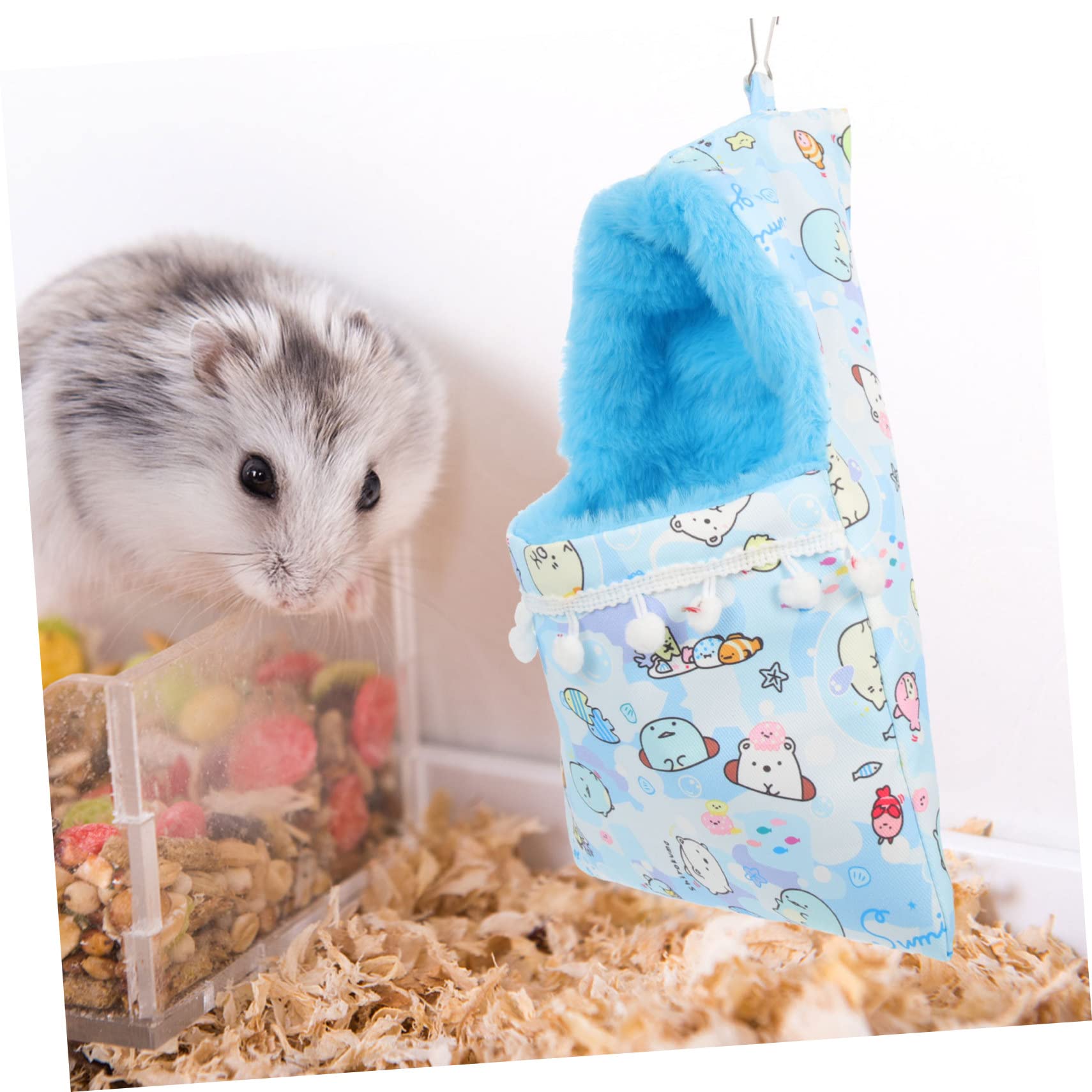 Supvox 4 Stück Sugar Glider Schlafsack Liebenswert Käfig Chinchilla Hängematte Igel Bett Rattenzubehör Für Den Käfig Frettchen Zubehör Hamstertasche Hamsterhaus Warm Halten Segeltuch