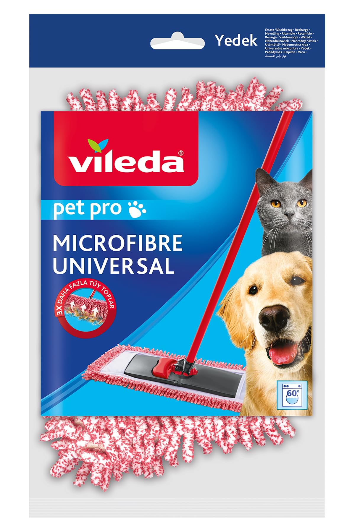 Vileda Pet Pro Temizlik Sistemi - Yedek Paspas