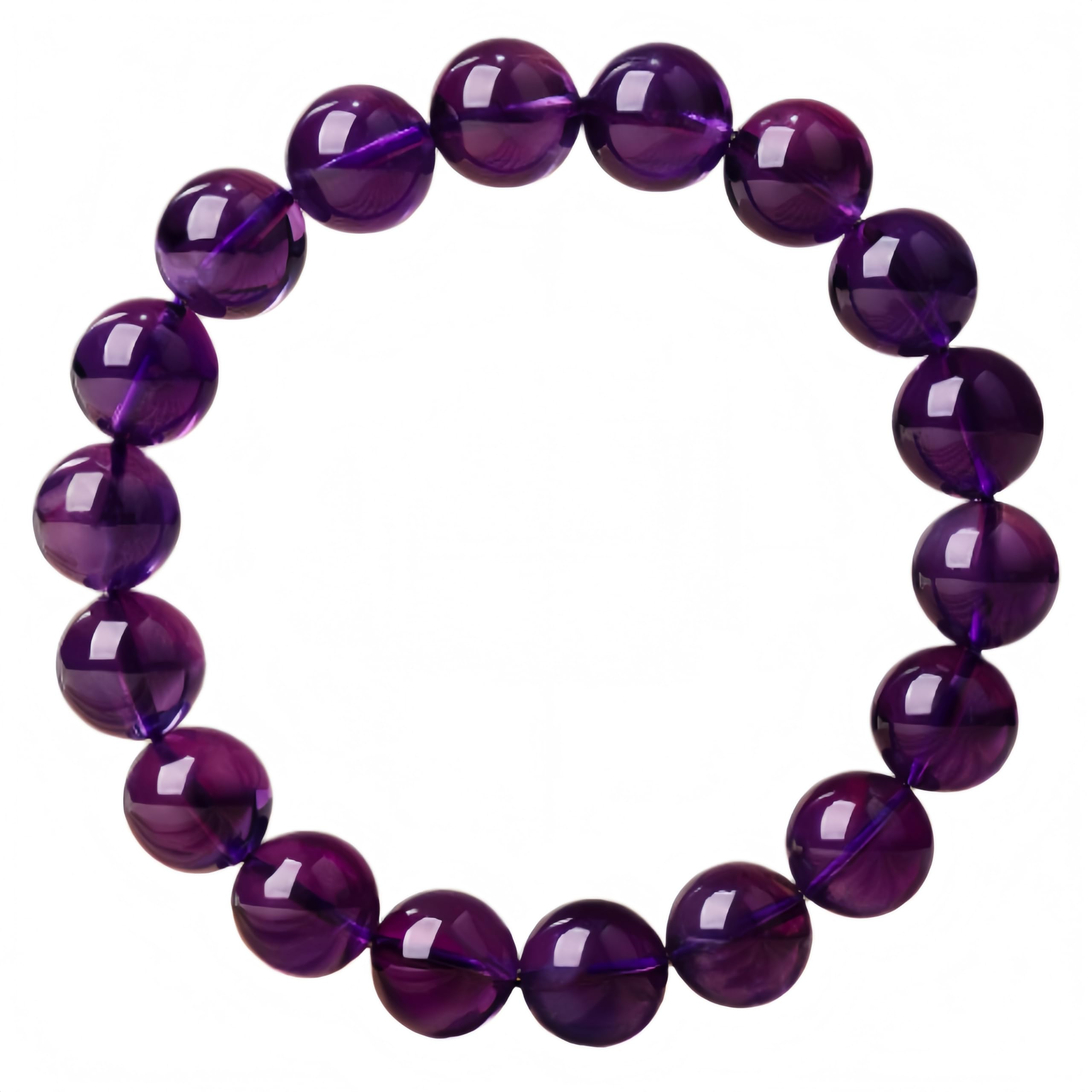 Braccialetto Artigianale Bracciali Con Ametista In Varie Misure Per Uomo E Donna
