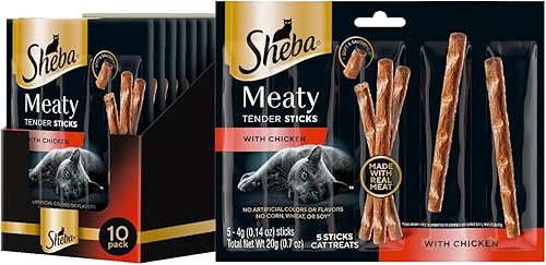 Sheba Meaty Tender Sticks Cat Treats