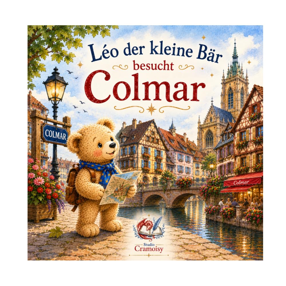 Leo der Bär besucht Colmar: N°12 - ein farbenfrohes elsässisches Abenteuer! (Leo der kleine Bär besucht Frankreich)