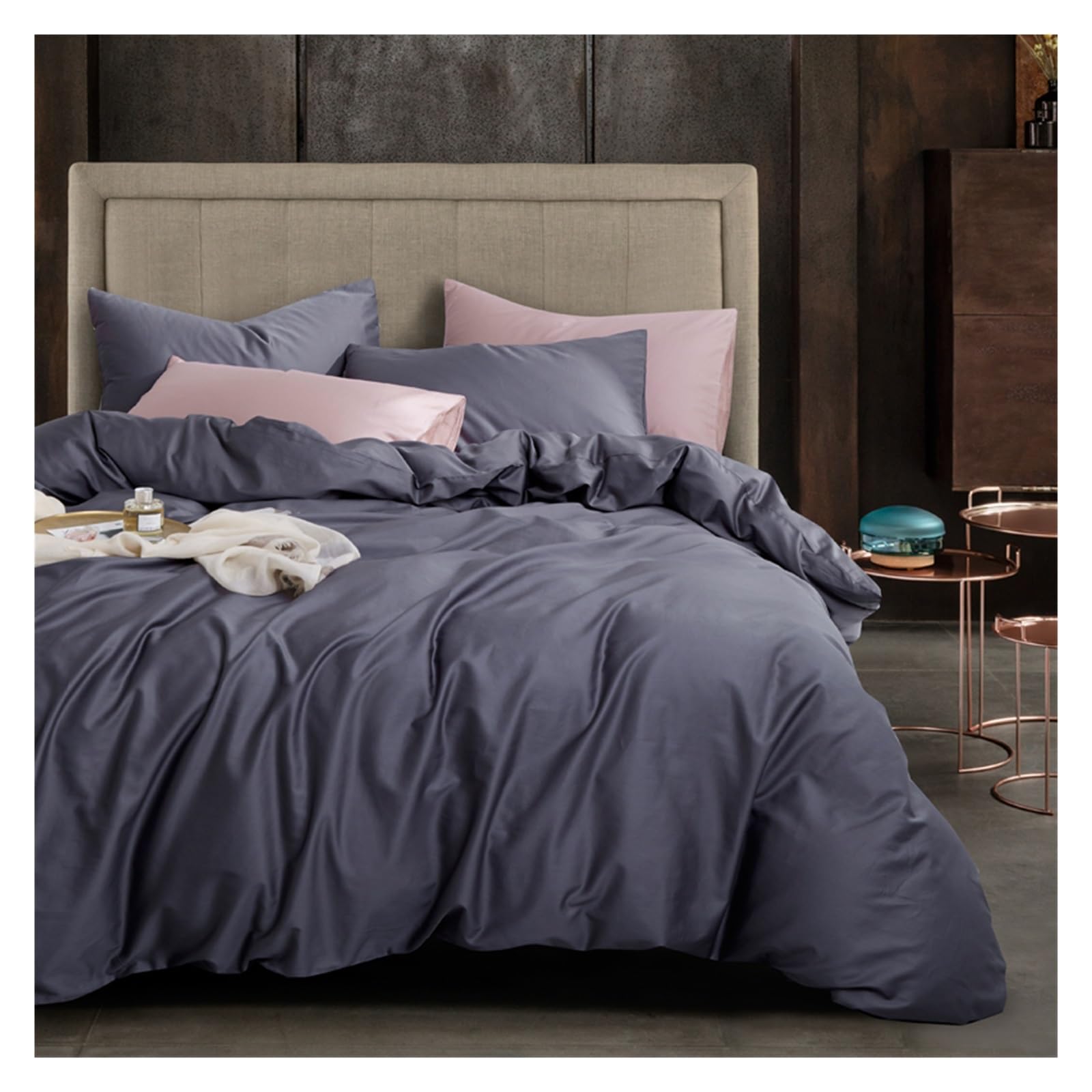 Housse de couette respirante anti-transpiration pour literie simple