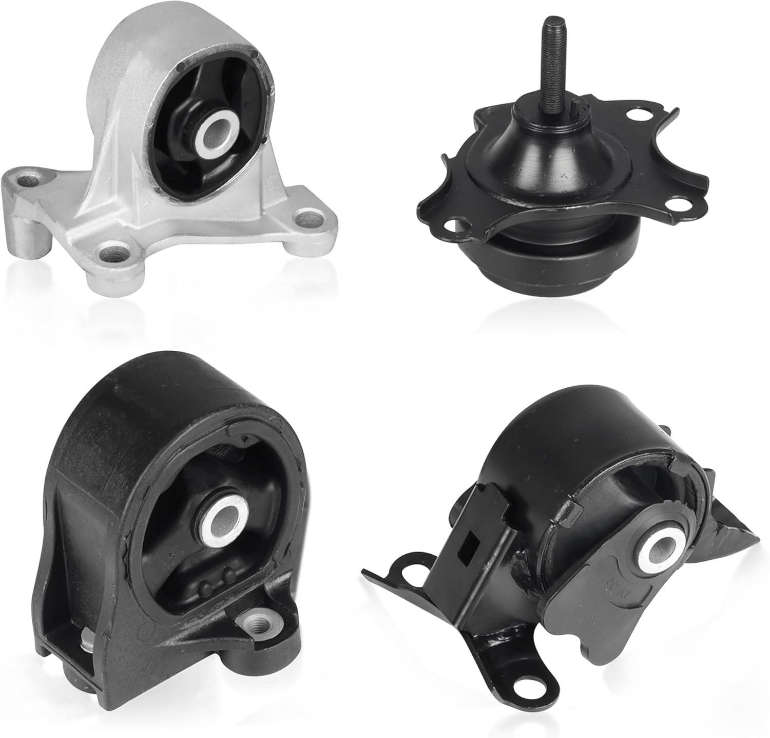 Engine Motor Mount Kit and Transmission Mount A6589 A6591 A6588 A4511 Compatible for Honda Civic Compatible for Acura EL Sedan 1.7L Manual Trans 2002-2005 (Set of 4)