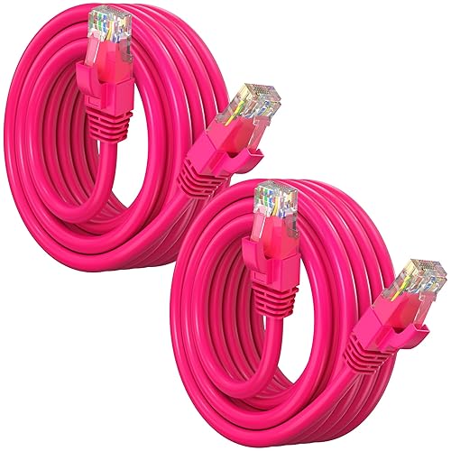 Miniatura 29 de Maximm Cable Ethernet Cat 6 de 30 pies (paquete de 2) – Cable LAN de alta velocidad, cable de Internet, cable de conexión y cable de red – UTP, 10