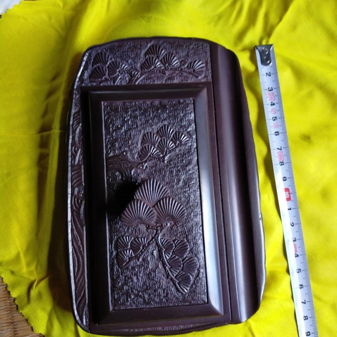 1334 書道 硯 赤間硯 龍泉堂 龍泉作 和硯 骨董 書道具 【公式通販】