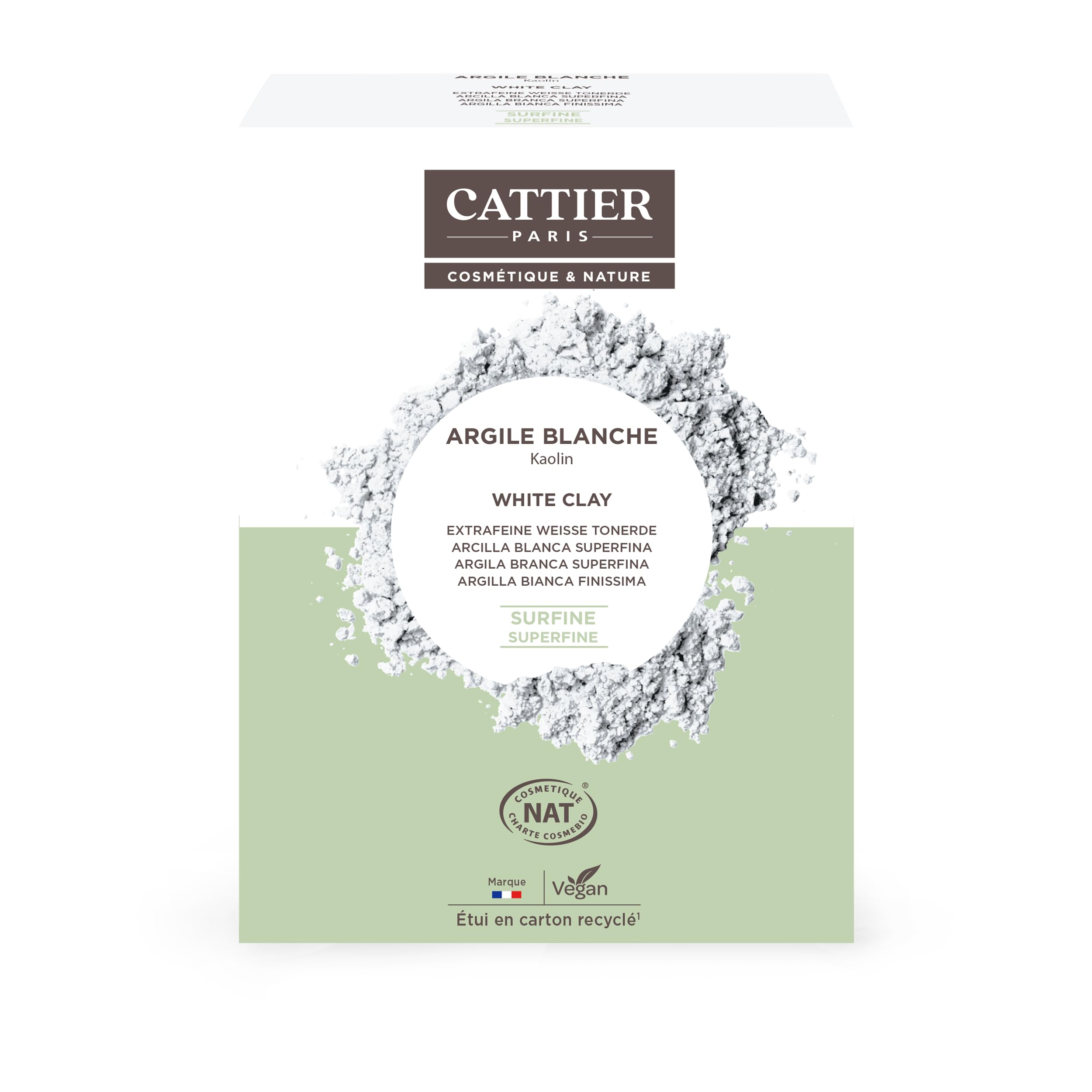 Cattier Argile Blanche Surfine Kaolin 200g
