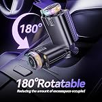 Retractable Car Charger with Starlight and Car Diffuser, 5 in 1 Type C Retractable Car Charger, 69W USB C Fast Charge Car Phone Charger, Smart Automobile Air Freshener for iPhone 17 16 15 14 Android