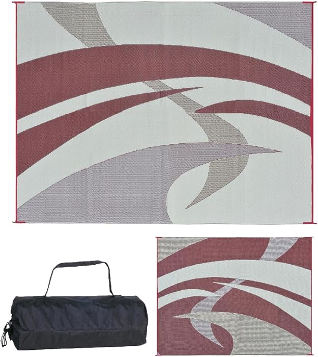 Stylish Camping 159125 Plastic Straw Rug