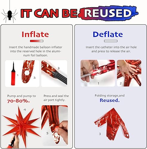 Miniatura 3 de Kit de guirnalda de arco de globos negros, rojos y azules, arco de globos con temática de araña para hombre con globos para baby shower, temática de