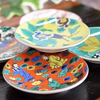 九谷焼　小皿　22枚　まとめセット！M夕38　昭和レトロ　時代物　当時物　食器 九谷焼 小皿 22枚 まとめセット！M夕38 昭和レトロ 時代物 当時