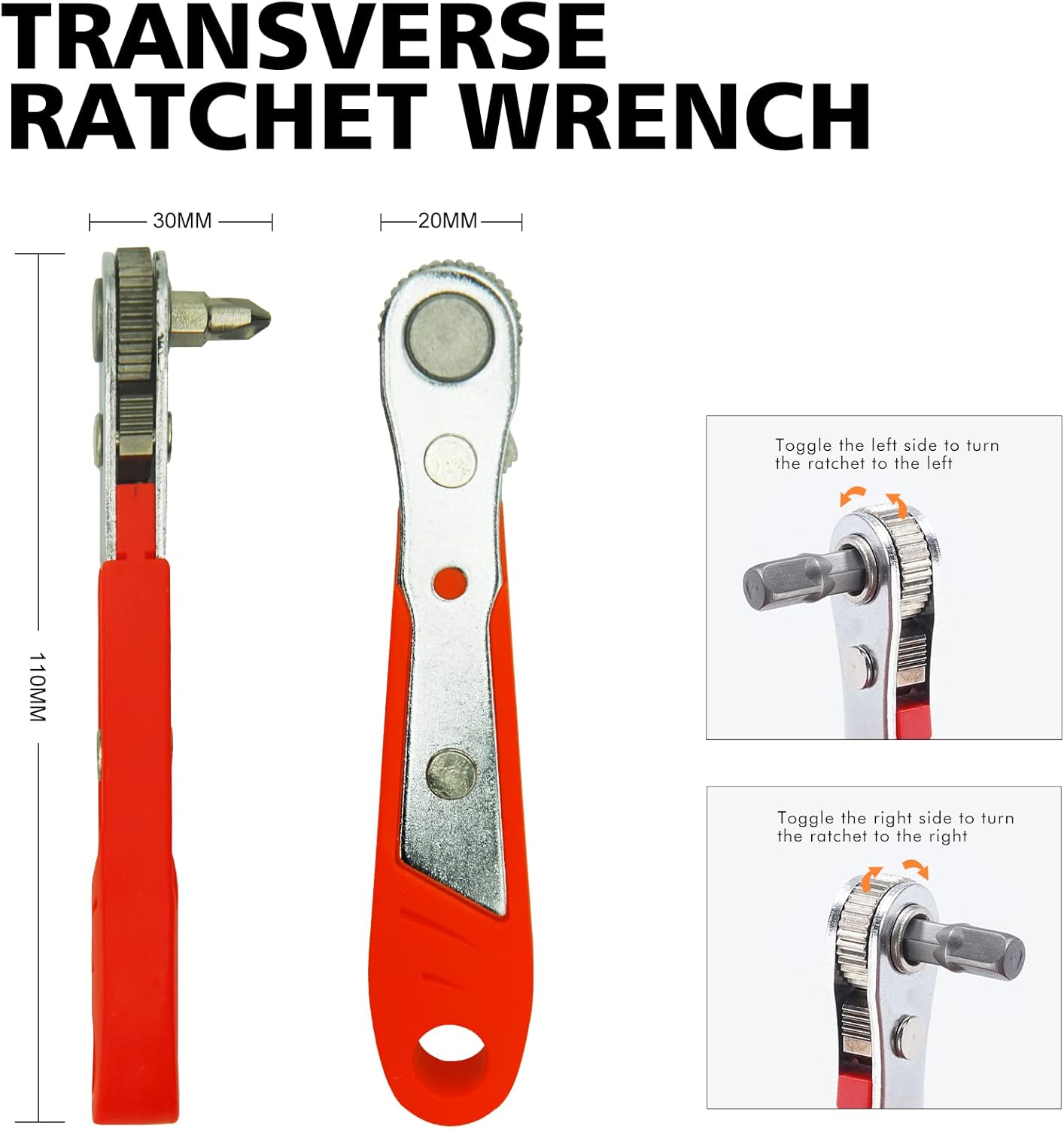 Ratcheting Screwdriver Set Screwdriver 42 in 1 Ratchet Wrench Set, With Rotatable Ratchet Handles ＆ Storage Case, Household Repair Tool Kits for Bike - Image 4