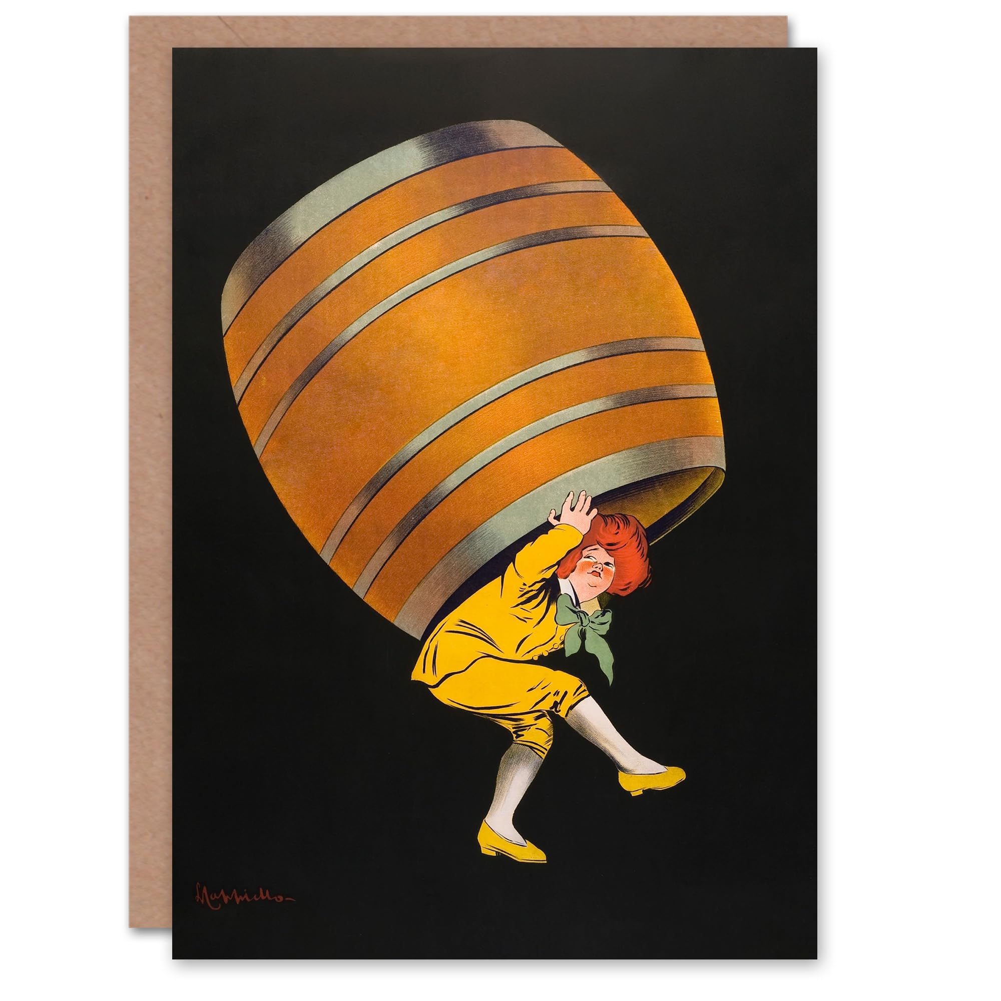 Artery8 Leonetto Cappiello Art Card Cognac Pellisson Vintage Advert