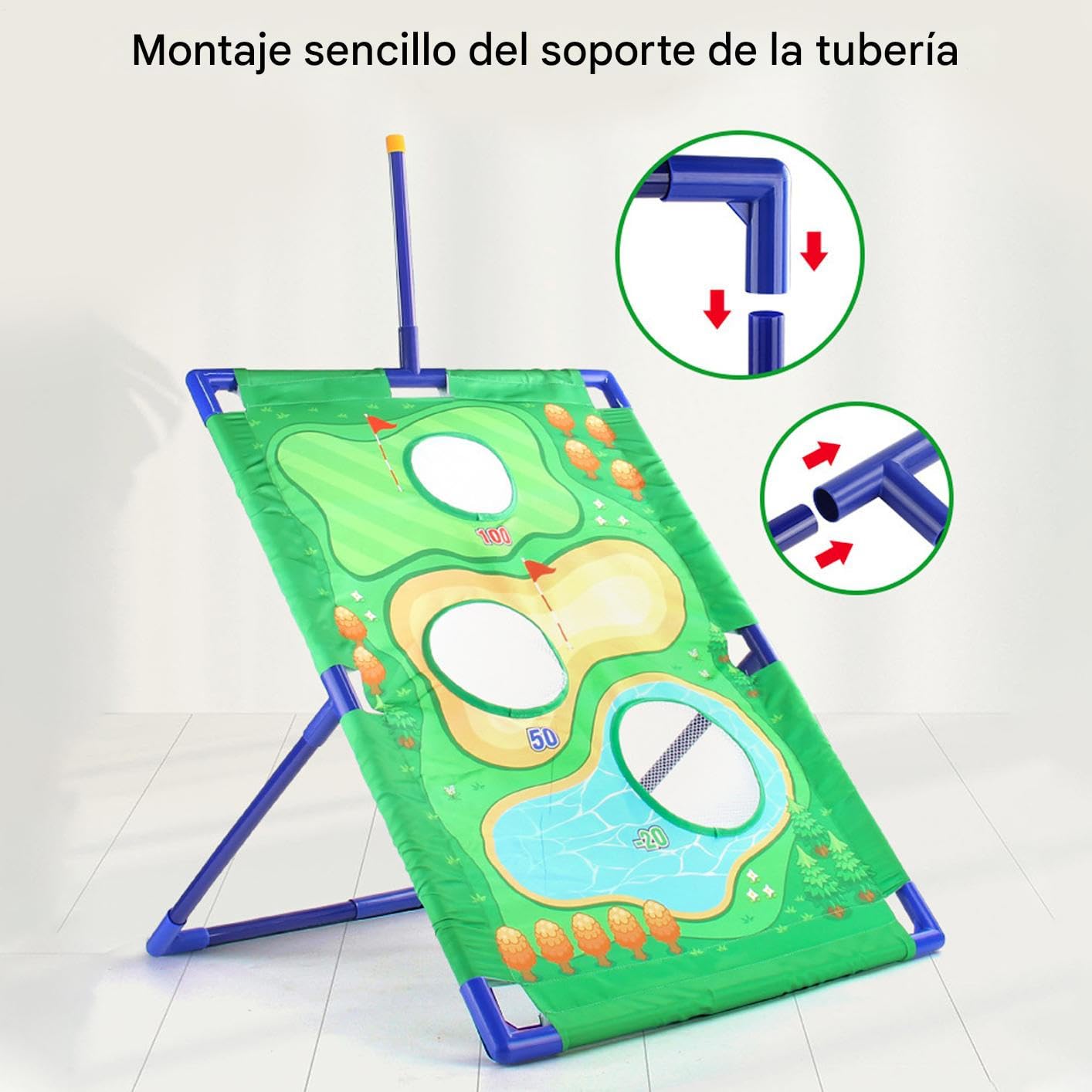 Genérico Gry Golf Chipping Aktywność Sportowa, Zabawki Na Zewnątrz, | Chipping Golf Battle Set Aktywność Sport, Zabawki dla Domu, Ogród, Biura