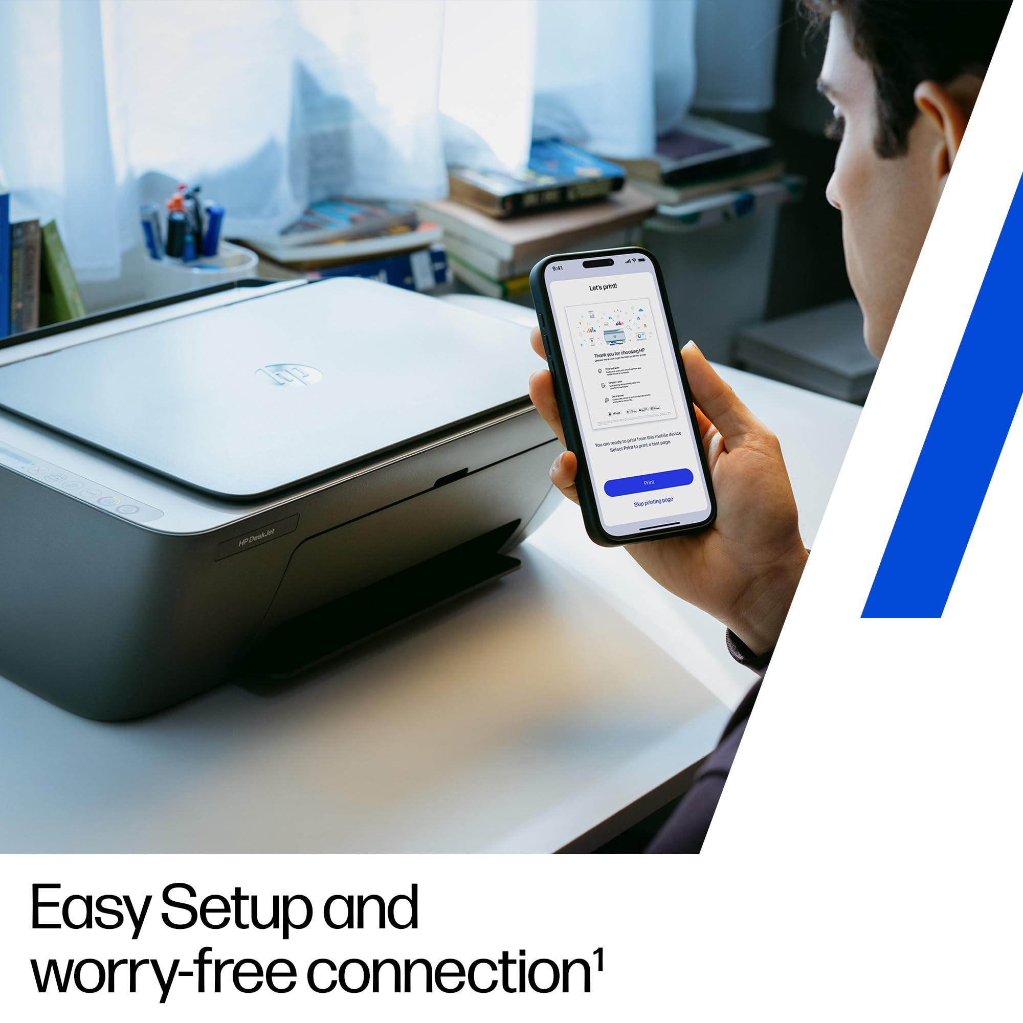 HP DeskJet 2910 All in One Printer | Perfect for Home | Colour | Wireless | Print, Scan & Copy | 3 months free Instant Ink | Easy Setup & Reliable Wi-Fi — view 4
